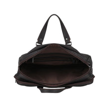 Load image into Gallery viewer, Large Black Leather Briefcase - Arthur &amp; Aston SKU: 2411-02-CHAT
