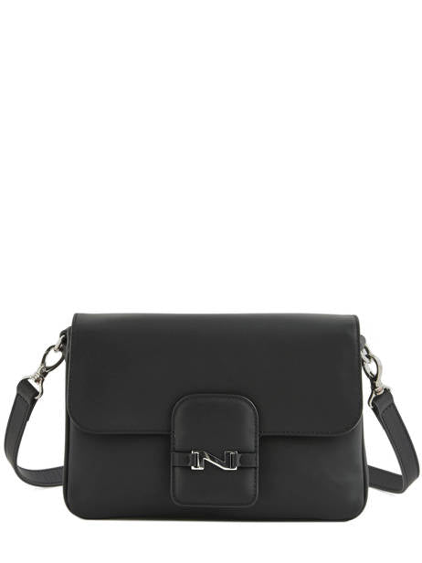 Cross body tas Sagan leder NATHAN BAUME Black