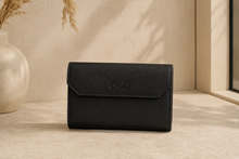 Load image into Gallery viewer, Nathan Baume Tri -Fold Wallet  Black
