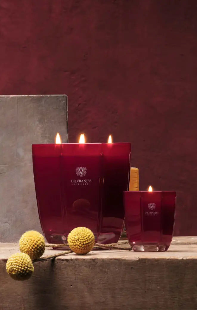 Dr.Vranjes giftset Candle Tourmaline Rosso Nobile
