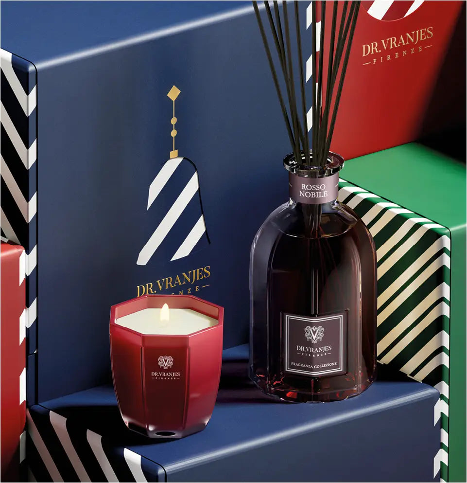 Dr Vranjes Diffuser & Kaars Geschenkdoos Rosso Nobile