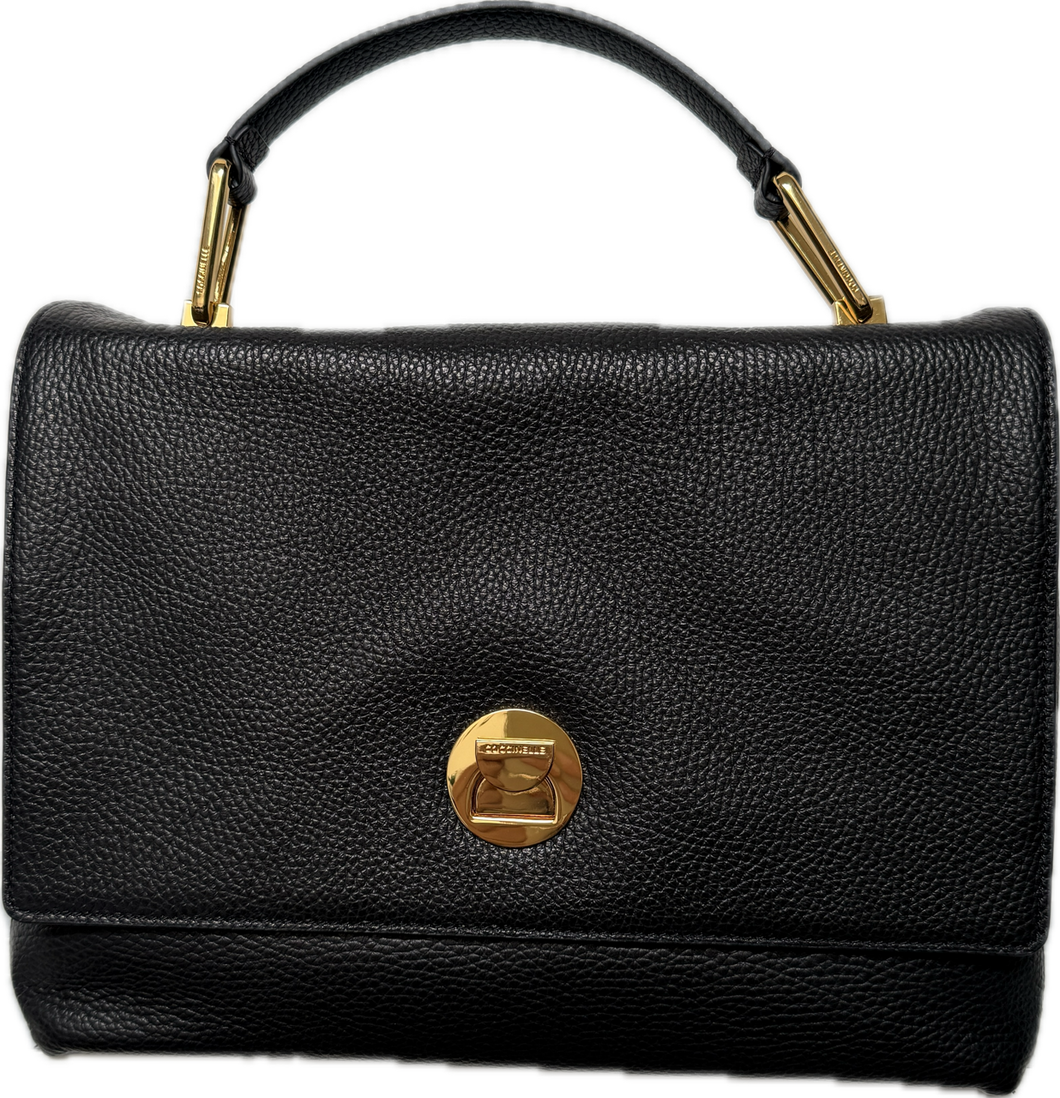 Coccinelle Dames Crossbody tasSchoudertas Leer - Zwart