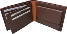 Afbeelding in Gallery-weergave laden, YR Herenportefeuille PD 2472 COGNAC
