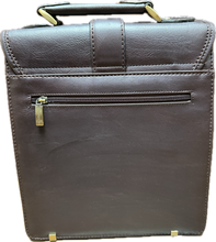 Load image into Gallery viewer, Mdanna aktentas bruin - hoog model A4 Brown
