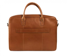 Load image into Gallery viewer, Lederen business tas met laptopvak 15'6"
