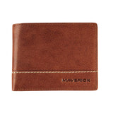 Load image into Gallery viewer, Maverick rough gear - portemonnee - billfold - volnerf buffelleder - RFID - cognac MAV RG 00225
