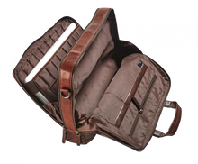 Load image into Gallery viewer, Maverick bruin Rough Gear MAV-RG-306-03 Lederen businesstas  15’6" - large
