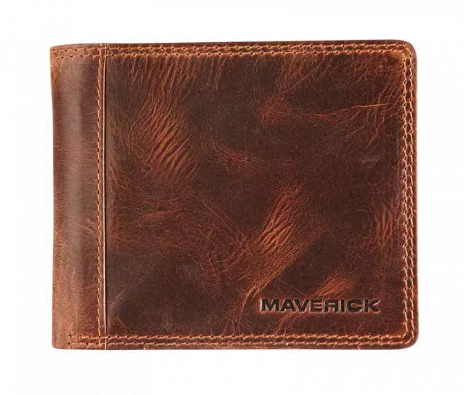 Maverick Lederen billfold anti-skim MAV TO 00203