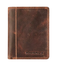 Load image into Gallery viewer, Maverick Lederen kredietkaarten portefeuille anti-skim The Original MAV-TO-051-03
