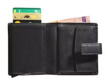 Afbeelding in Gallery-weergave laden, Maverick MAV-UC-063-01 Lederen cardprotector compact RFID Black

