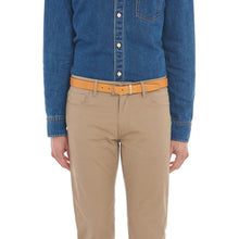 Load image into Gallery viewer, Il Bisonte Cestello Herenriem  vintage leder  natural / black
