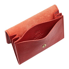 Load image into Gallery viewer, Il Bisonte GALILEO CARD CASE  RED
