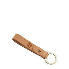 Load image into Gallery viewer, Il Bisonte Keyring in leather color natural
