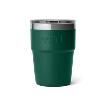 Afbeelding in Gallery-weergave laden, Yeti 16 oz (473 ml) Stapelbare beker Met MagSlider™ deksel Black Forest Green
