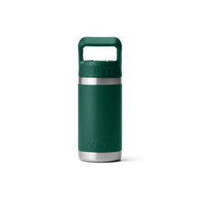 Load image into Gallery viewer, Yeti Rambler® Jr 12 oz (355 ml) Fles voor kind. Met bijpass. rietjesdop Black Forest Green
