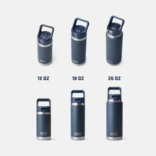 Afbeelding in Gallery-weergave laden, Yeti Rambler® 26 oz (769 ml) Fles Met bijpassende rietjesdop Navy
