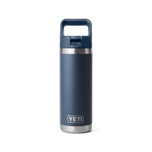 Afbeelding in Gallery-weergave laden, Yeti Rambler® 26 oz (769 ml) Fles Met bijpassende rietjesdop Navy
