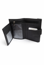 Afbeelding in Gallery-weergave laden, Nathan Baume Tri -Fold Wallet  Black
