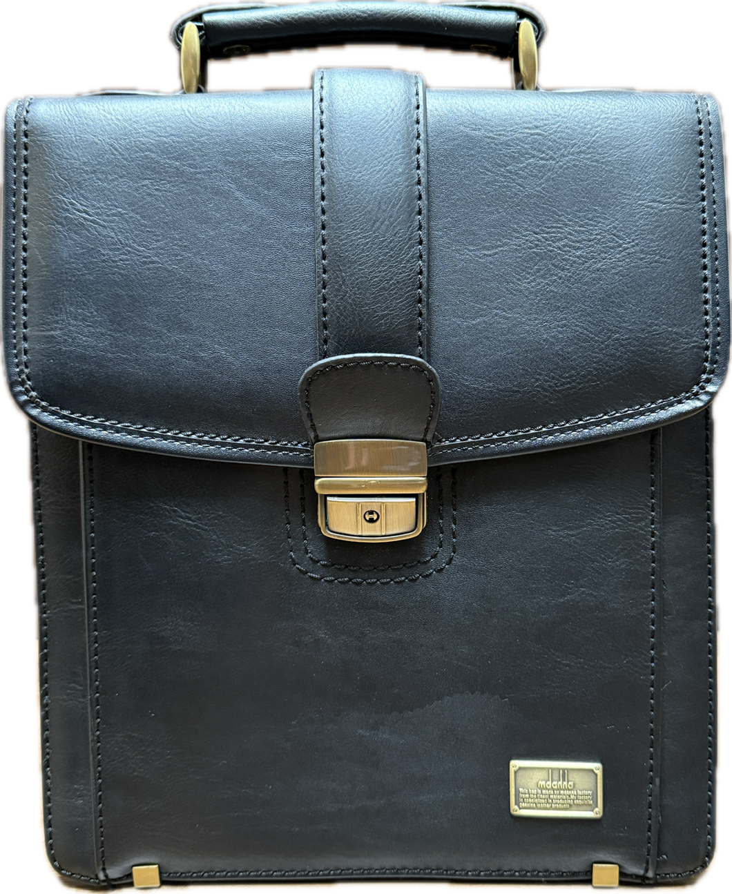 Mdanna aktentas bruin - hoog model A4 Black