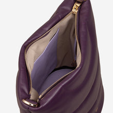 Afbeelding in Gallery-weergave laden, Du Du Barbara M Borsa donna trapuntata in pelle deep purple
