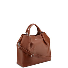 Afbeelding in Gallery-weergave laden, Delsey LE CUIR GRAINE Handtas cognac
