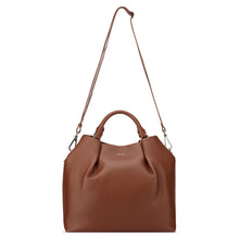 Afbeelding in Gallery-weergave laden, Delsey LE CUIR GRAINE Handtas cognac
