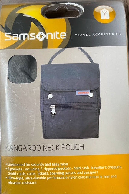 Samsonite Kangaroo Neck Pouch Graphite