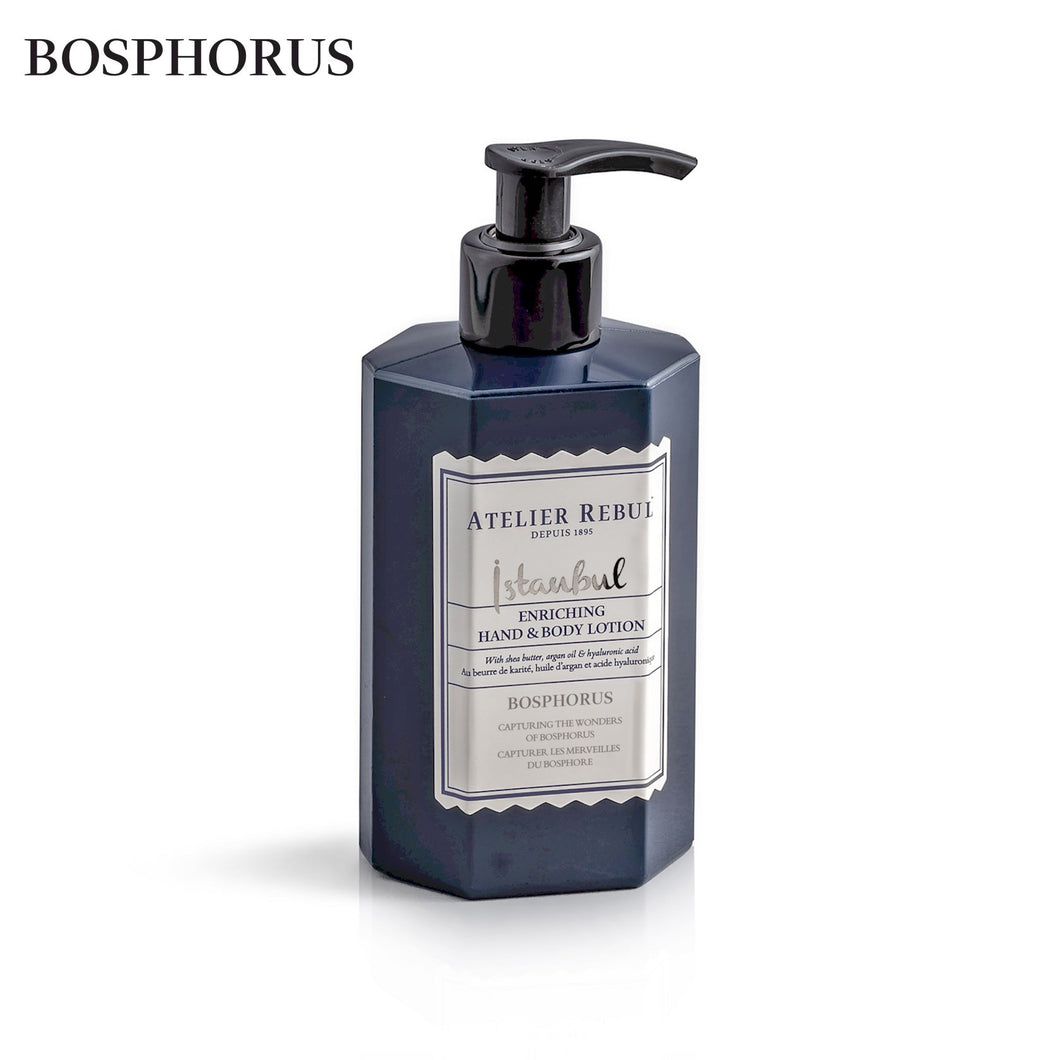 ATELIER REBUL ISTANBUL BOSPHORUS ENRICHING HAND & BODY LOTION 250ML