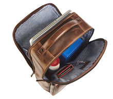 Afbeelding in Gallery-weergave laden, Maverick Rugzak The Original 15.6" Bruin Leder 28.5x15x40 cm
