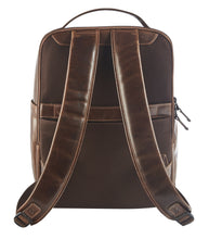 Afbeelding in Gallery-weergave laden, Maverick Rugzak The Original 15.6" Bruin Leder 28.5x15x40 cm
