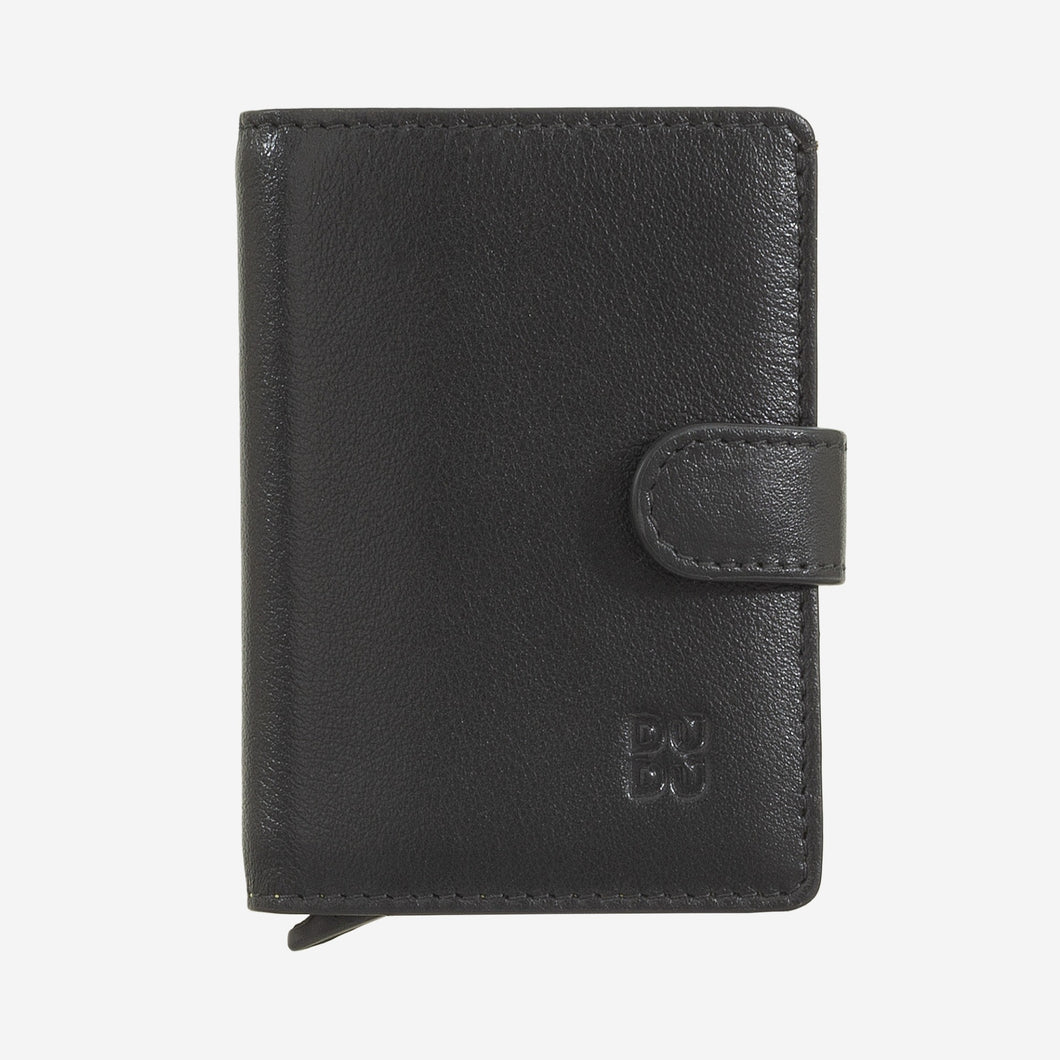 Du DU Levante Mini portefeuille  compact cuir Black