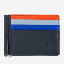 Afbeelding in Gallery-weergave laden, Antigua Money clip card holder wallet Colorful Navy
