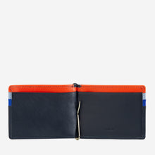 Afbeelding in Gallery-weergave laden, Antigua Money clip card holder wallet Colorful Navy
