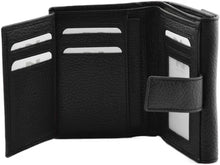 Load image into Gallery viewer, Nathan Baume Tri-fold Wallet Black
