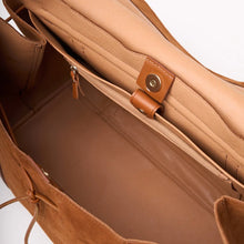 Load image into Gallery viewer, Ann Kurz handtas The Greatest Shopper - Suede Cuero
