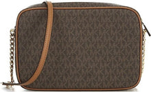 Load image into Gallery viewer, Michael Kors Jet Set LG Crossbody brown
