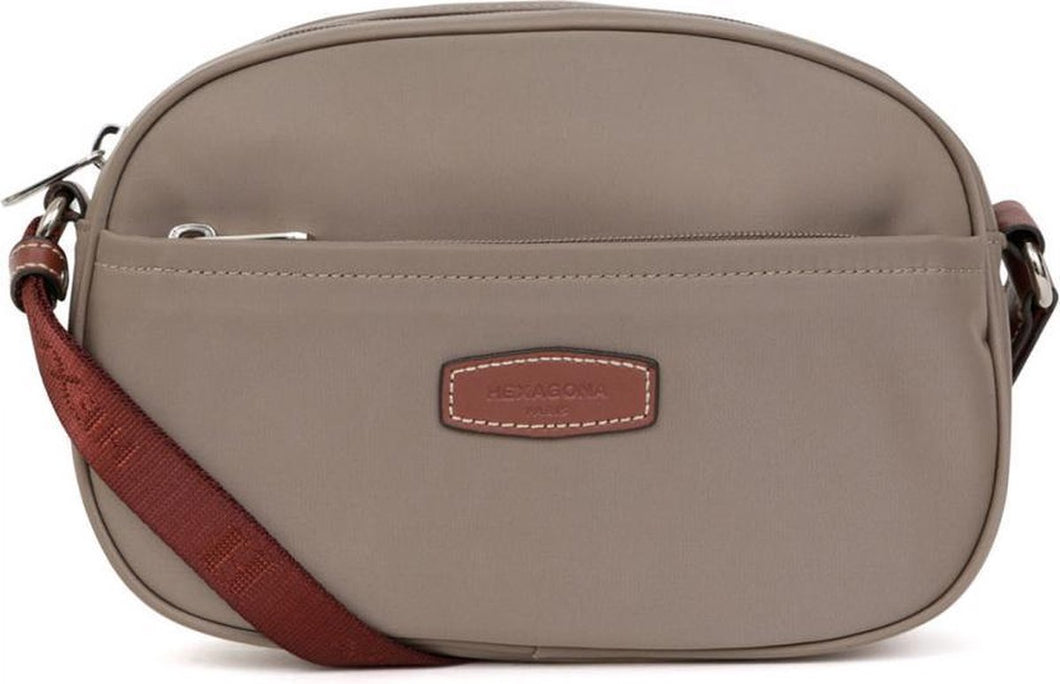 Hexagona Pop Schoudertas / Crossbodytas - Taupe