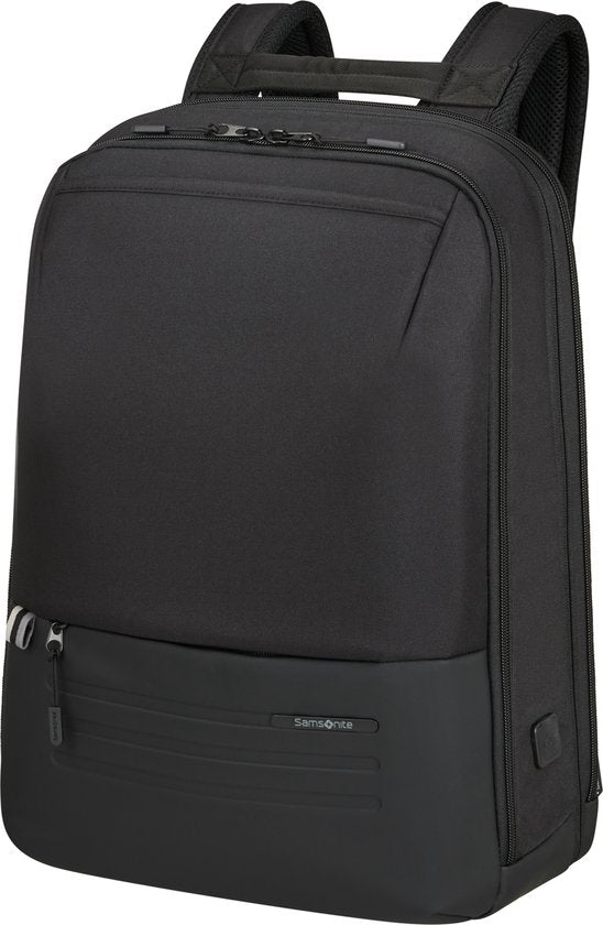 Samsonite Laptoprugzak - Stackd Biz Laptop Backpack 17.3 inch uitbreidbaar Black