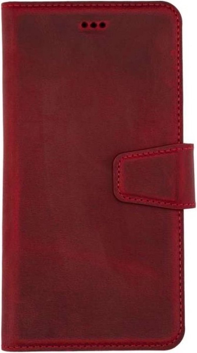 Wachikopa handmade iPhone 12 bookcase rood