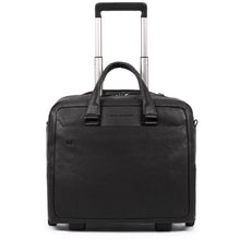 Afbeelding in Gallery-weergave laden, PIQUADRO Wheeled computer briefcase with iPad®10,5&#39;&#39;/9,7&#39;&#39; Black Square
