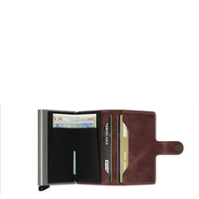 Afbeelding in Gallery-weergave laden, Secrid Miniwallet Portemonnee brown Vintage leather
