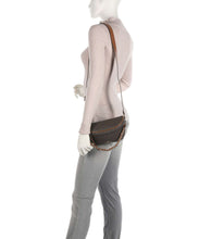 Load image into Gallery viewer, MICHAEL KORS Slater Crossbody tas canvas donkerbruin
