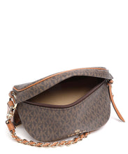 Load image into Gallery viewer, MICHAEL KORS Slater Crossbody tas canvas donkerbruin
